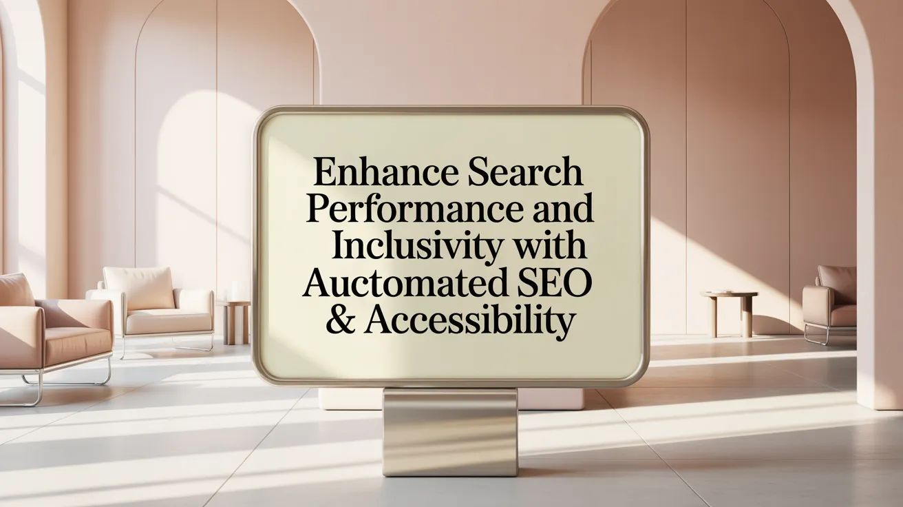 Enhance Search Performance and Inclusivity with Automated SEO &amp; Accessibility