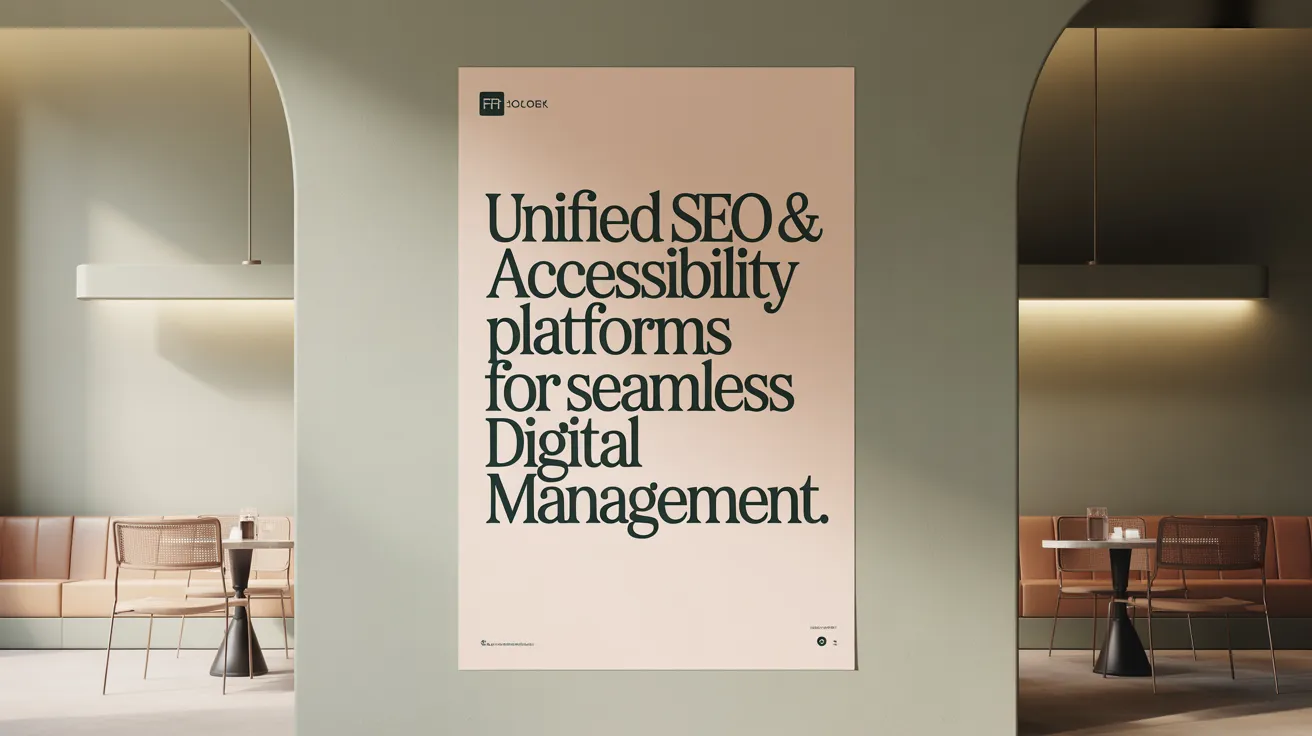 Unified SEO &amp; Accessibility Platforms for Seamless Digital Management