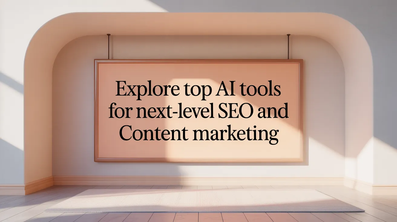 Explore Top AI Tools for Next-Level SEO and Content Marketing