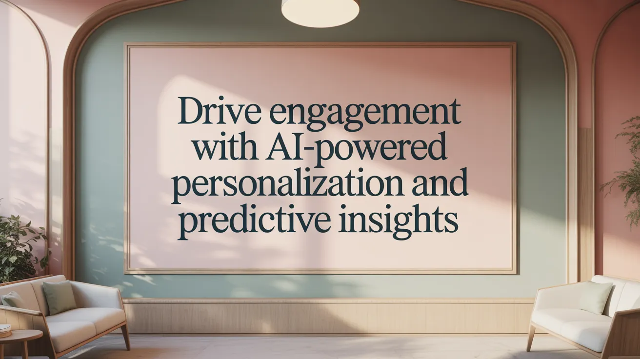 Drive Engagement with AI-Powered Personalization and Predictive Insights
