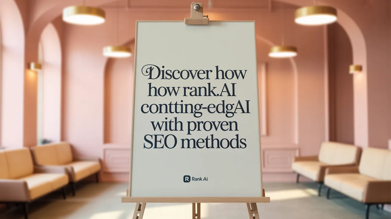Discover How Rank.ai Combines Cutting-Edge AI with Proven SEO Methods