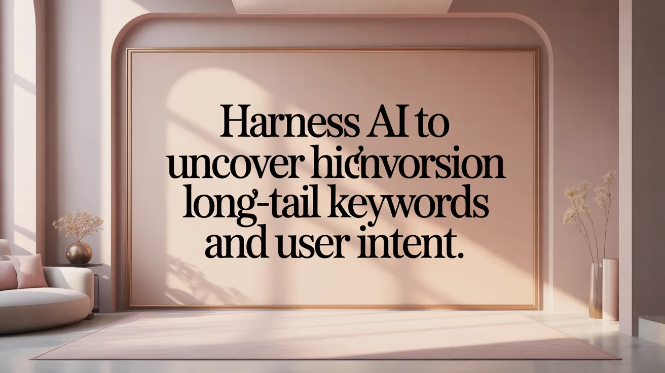 Harness AI to Uncover High-Conversion Long-Tail Keywords and User Intent