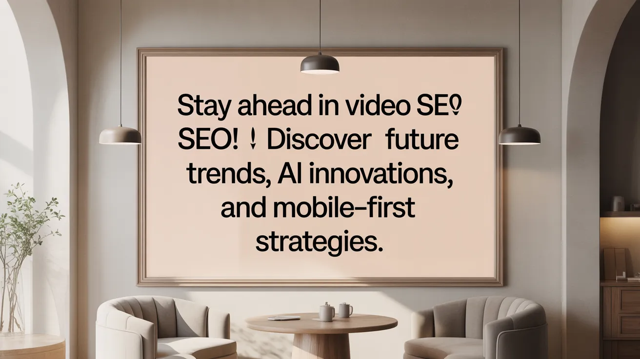 Stay Ahead in Video SEO! Discover Future Trends, AI Innovations, and Mobile-First Strategies.