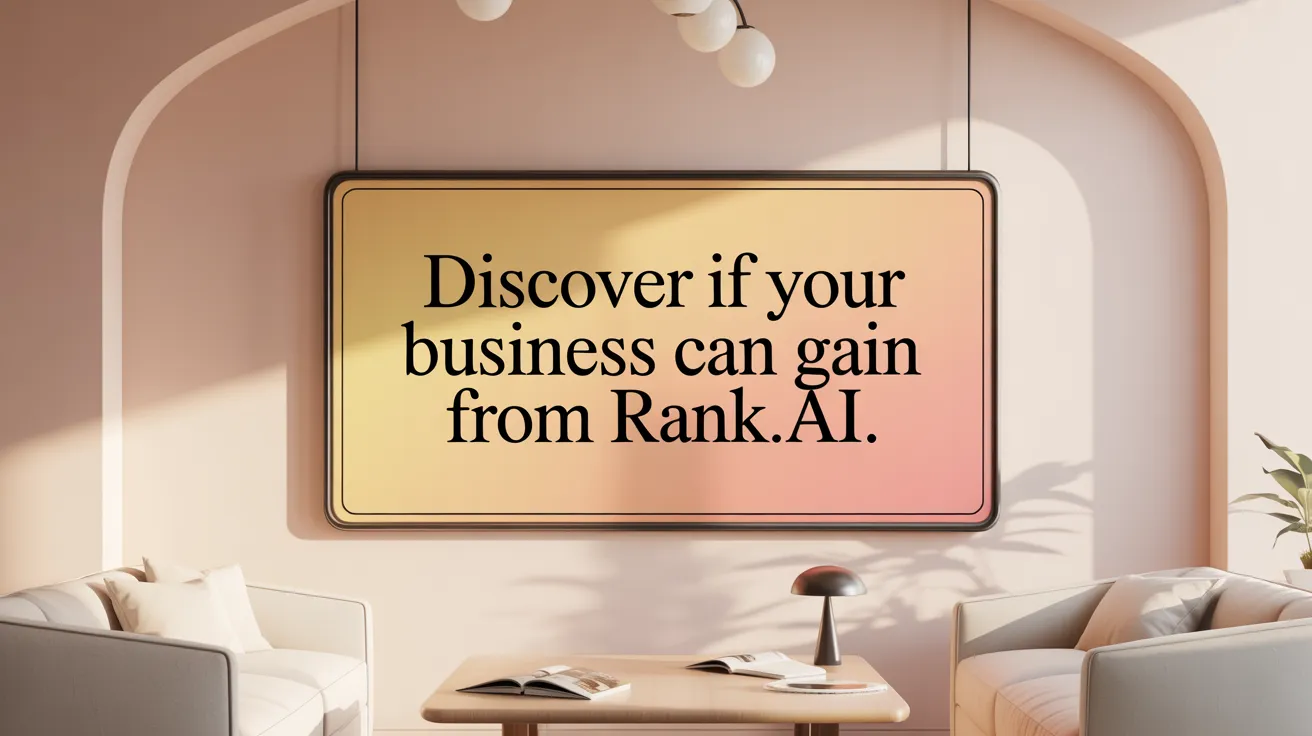 Discover If Your Business Can Gain From Rank.ai