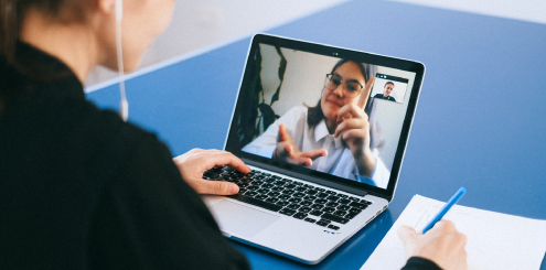 オンライン面談のイメージ写真