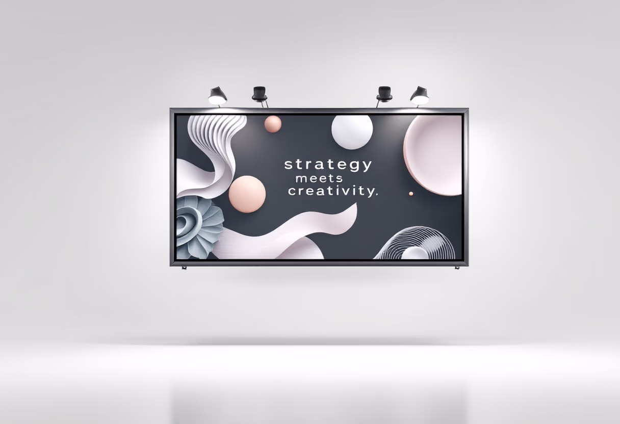 image of billboard advertisement (for a digital marketing & advertising agency)