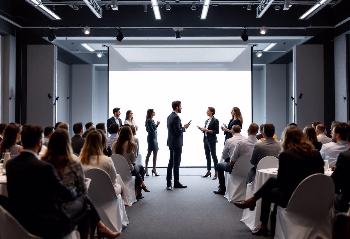 image of networking event (for a hr tech)