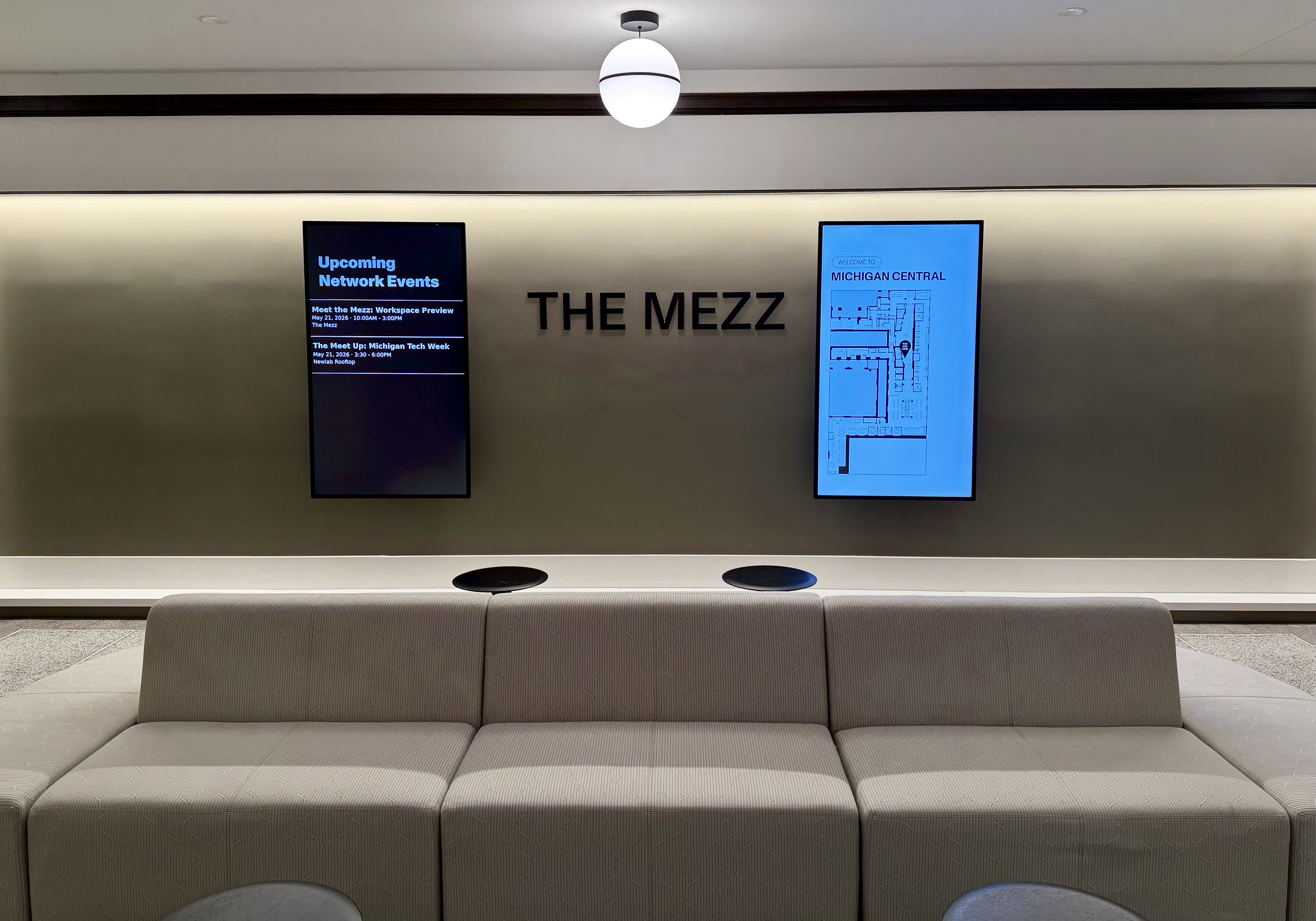Michigan Central The Mezz Coworking space