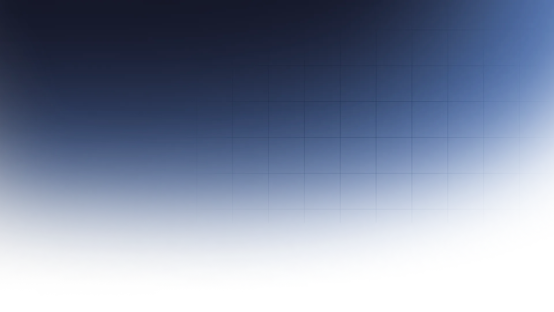 Abstract blue gradient background with subtle grid lines and soft curved edge at the bottom.