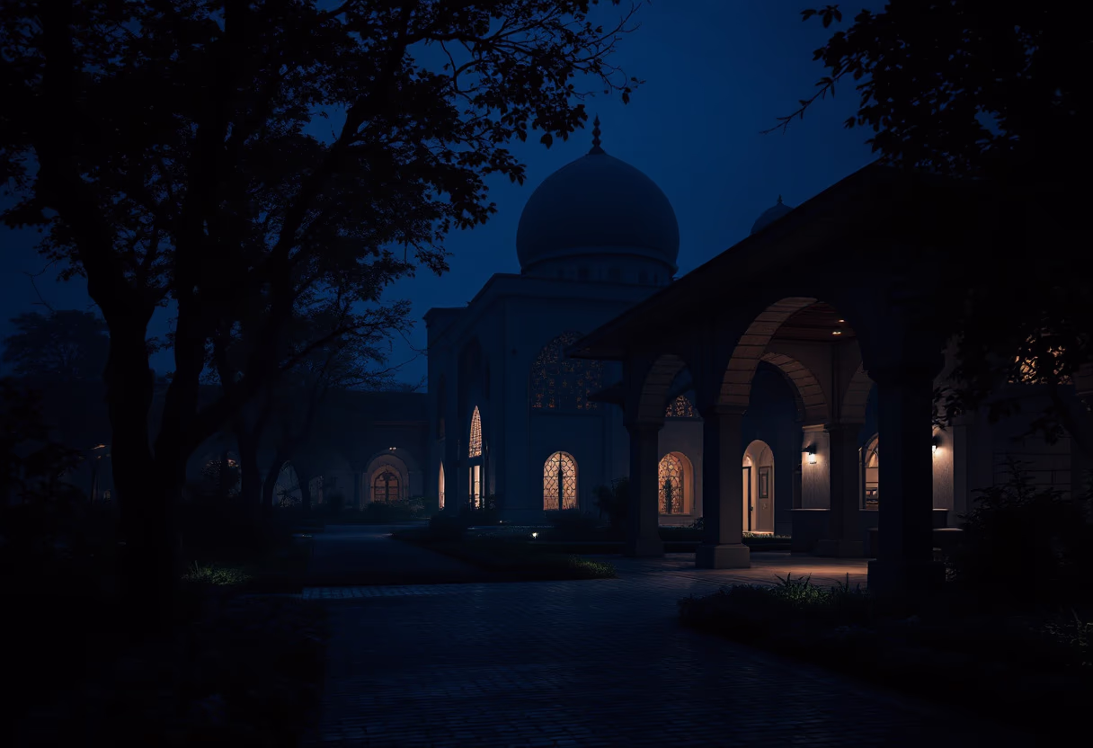 1. [background image] image of community center surroundings (for a mosques)