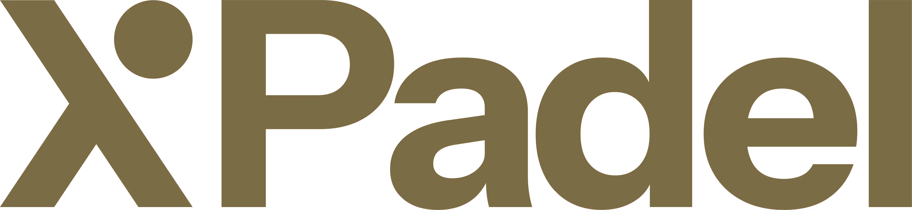 XPadel logo with stylized 'X' and the word 'Padel' in bold letters.