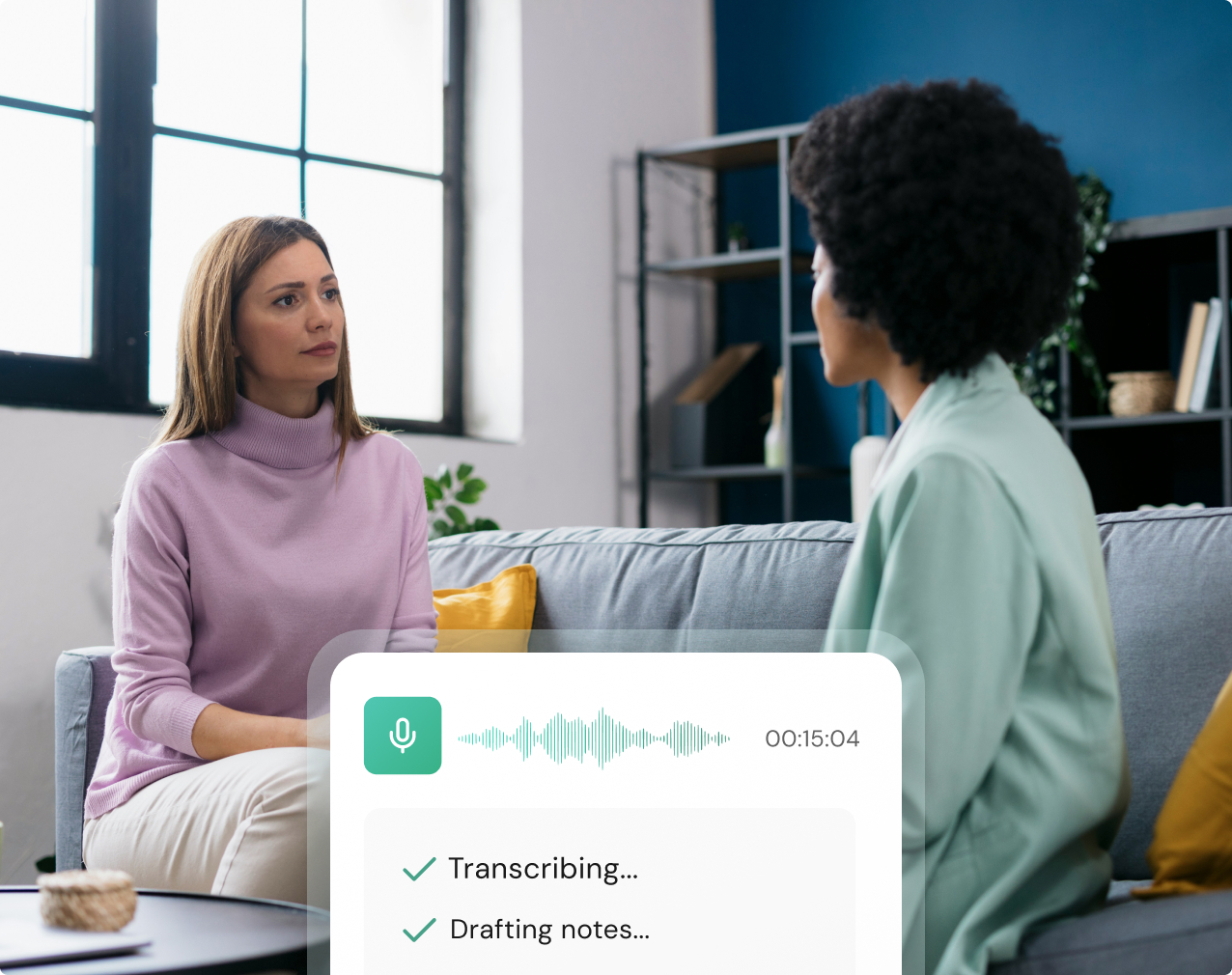 Attend AI Scribe allows you to focus on the person, not paperwork
