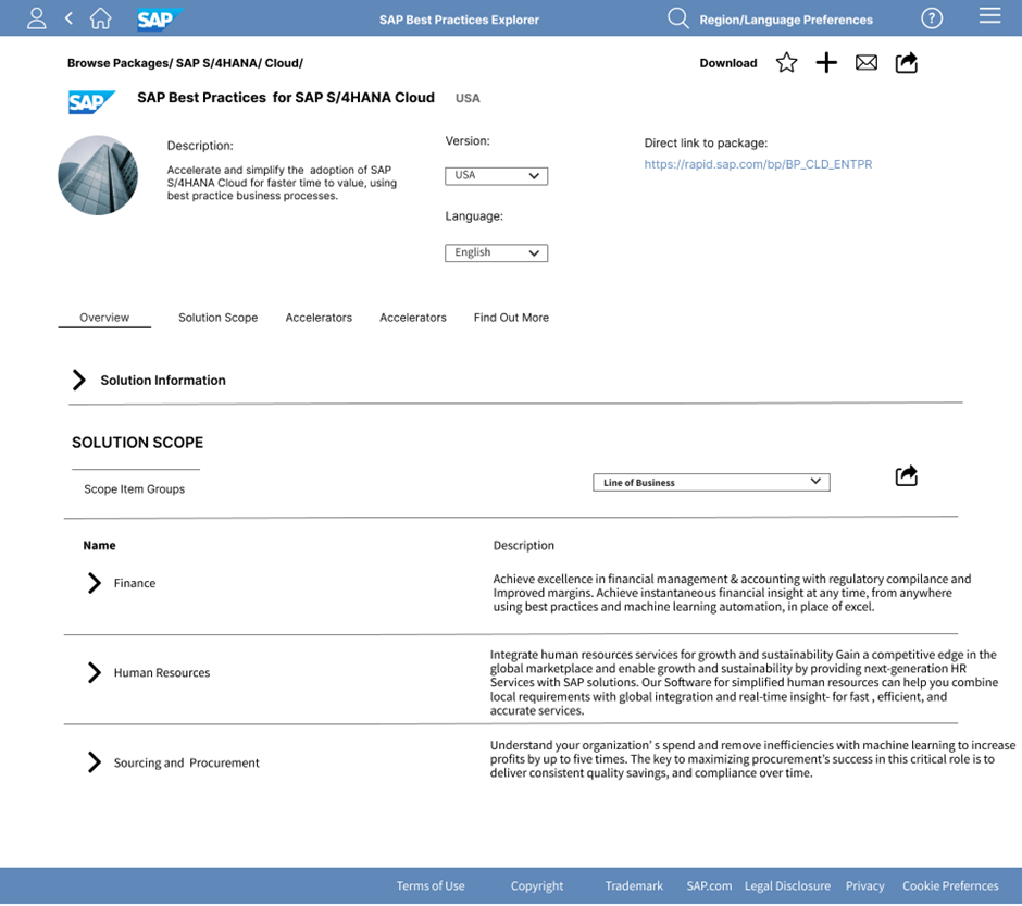 SAP Best Practices for SAP S/4HANA Cloud