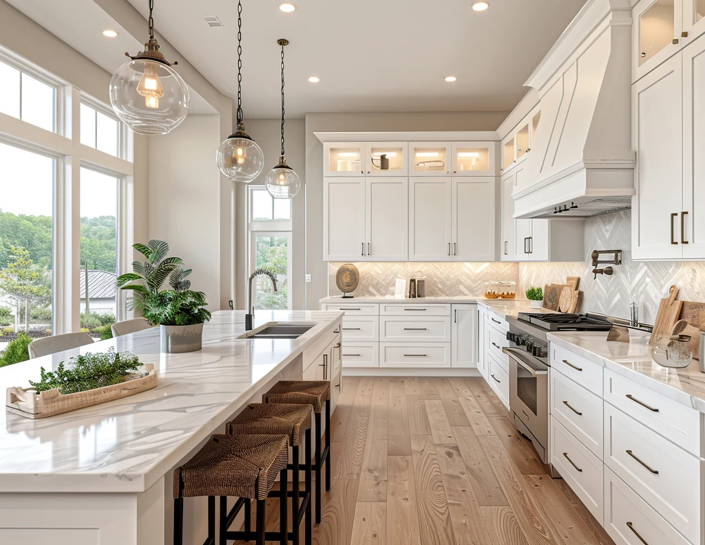 Imavo Bild einer Maromrierten Küche