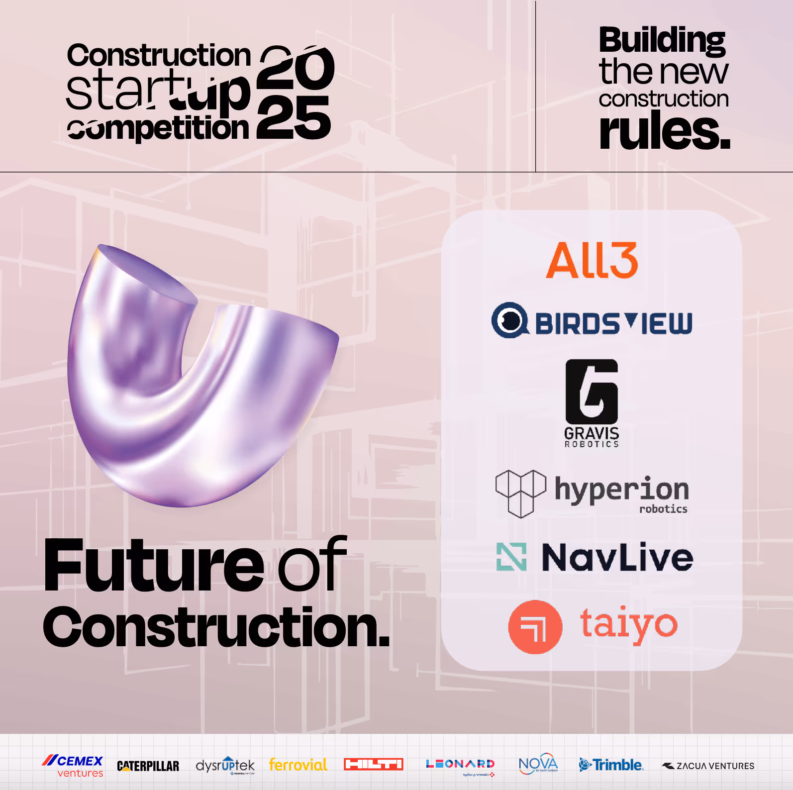 Gravis Robotics wins gold at the 2025 Construction Startup Challenge
