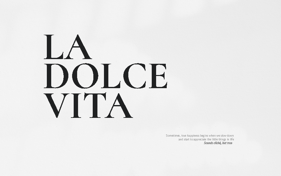LA DOLCE VITA Drawing 1