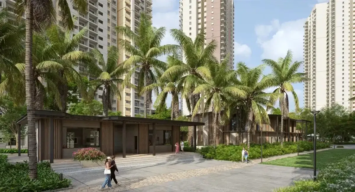 Walkway View of Godrej Woods