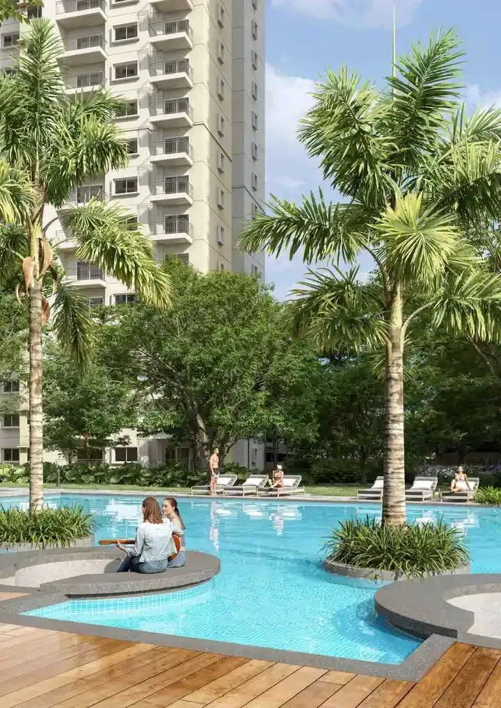 Swimming Pool View of Godrej Woods