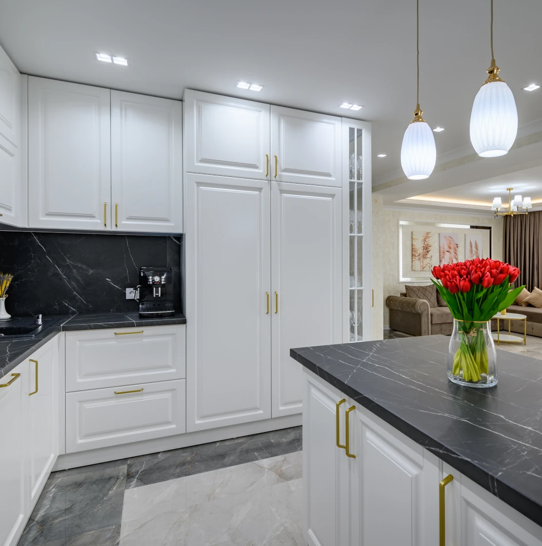 large black and white expensive well designed mode