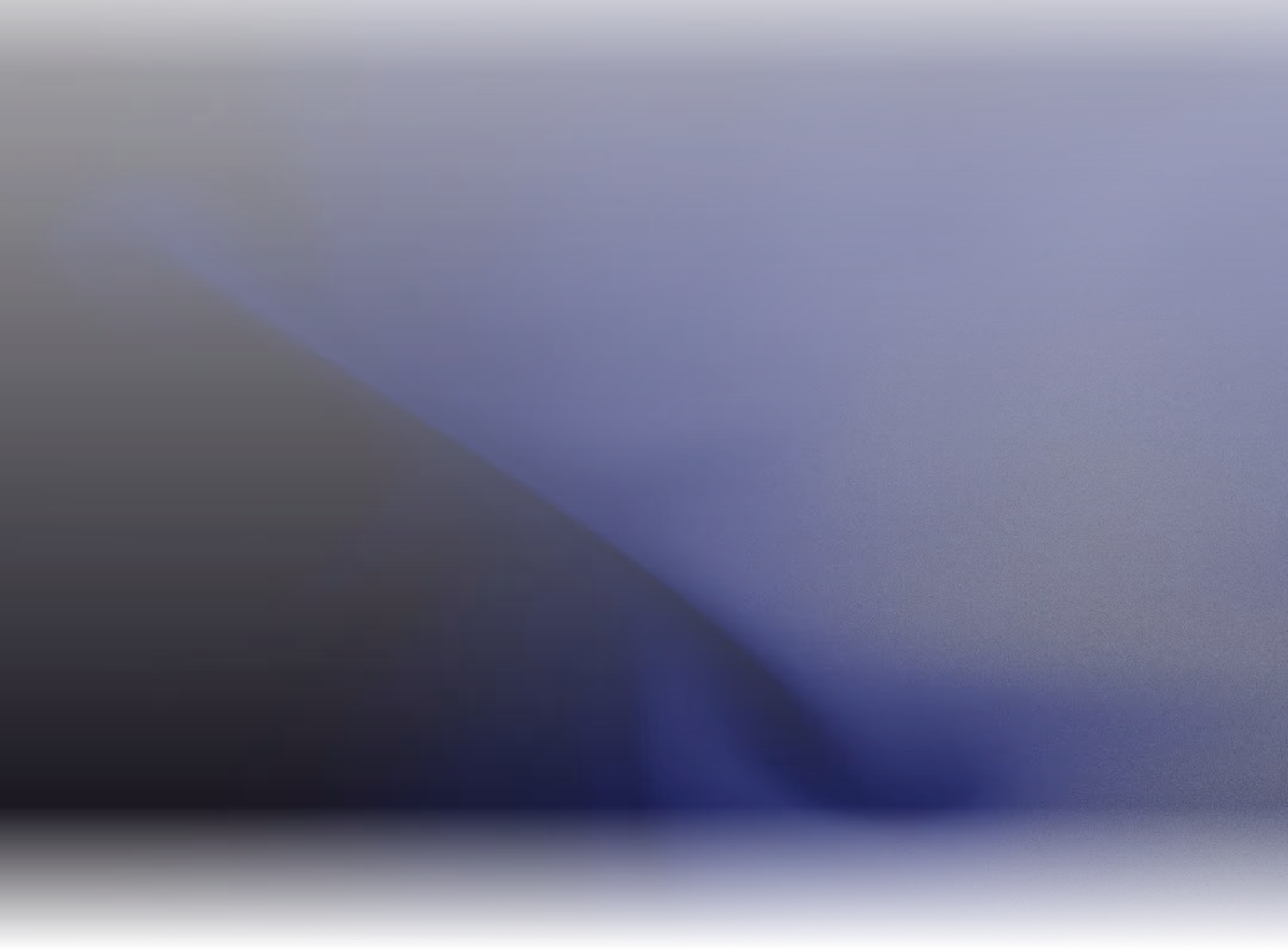 Abstract dark blue and black gradient background with smooth flowing shapes.