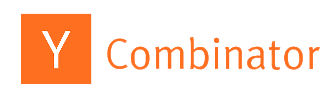 Y Combinator logo with a white 'Y' in an orange square followed by the word 'Combinator' in orange letters.