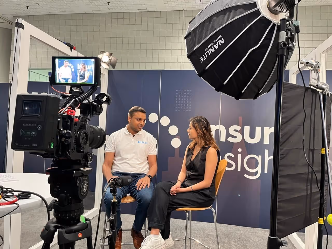 Akash Agarwal giving interview at ITI