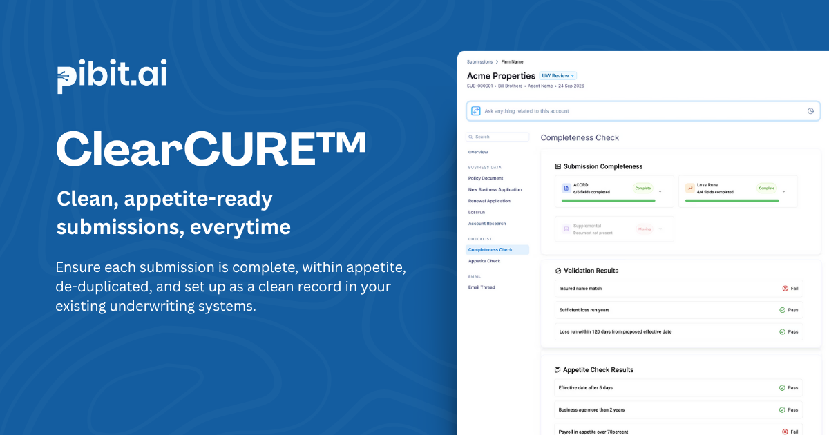 ClearCURE Features | Submission Clearance Automation | Pibit.AI