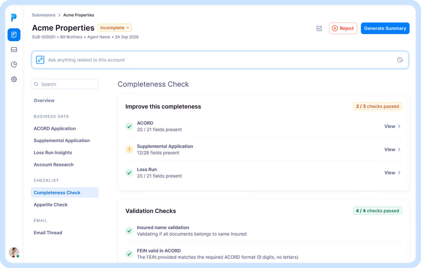 ClearCURE - Bring order to submission intake with cleared, appetite-ready files that flow straight into your core systems.