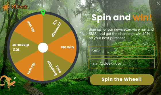Monis Spin to Win
