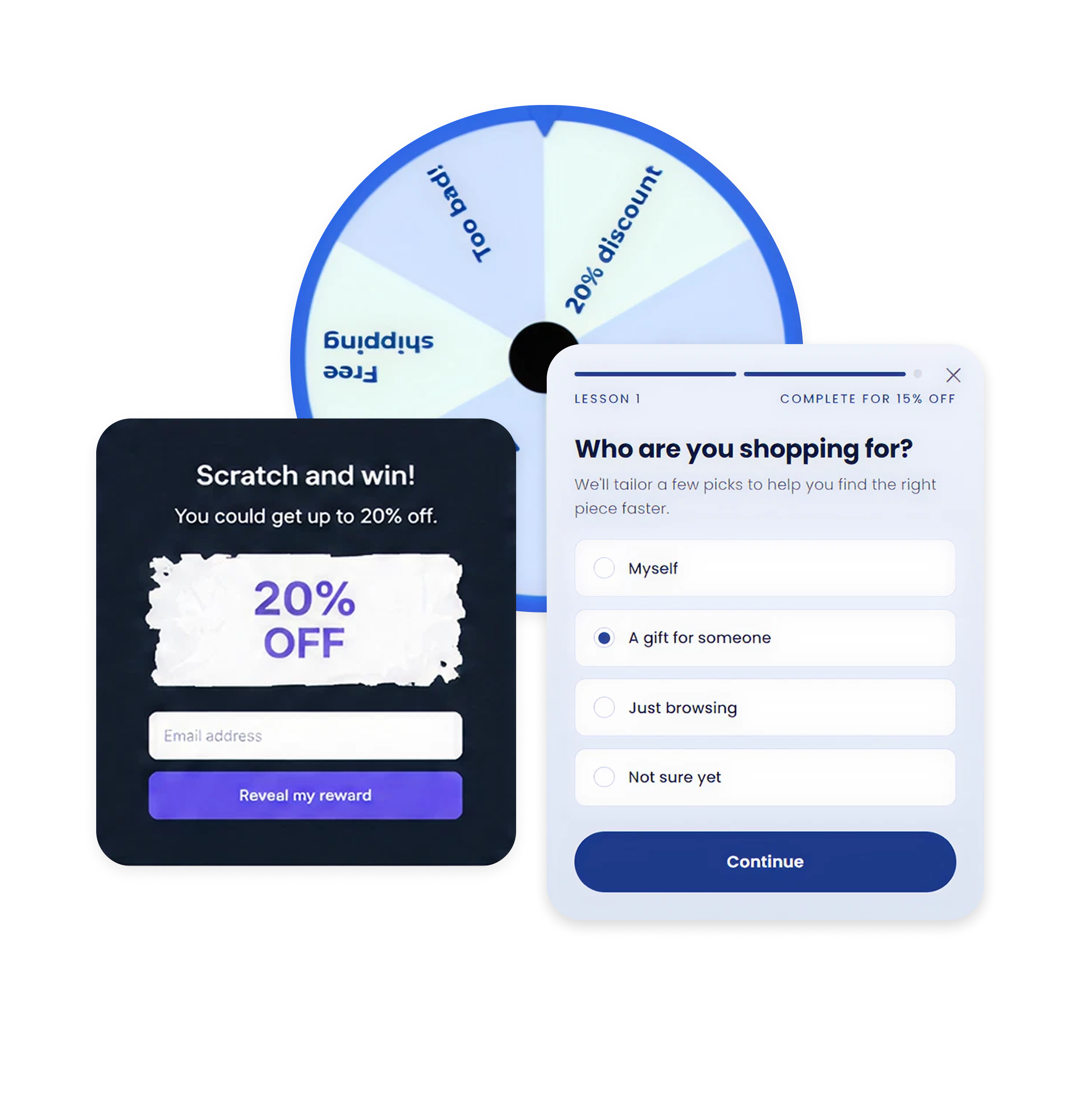 Sleeknote gamification popup