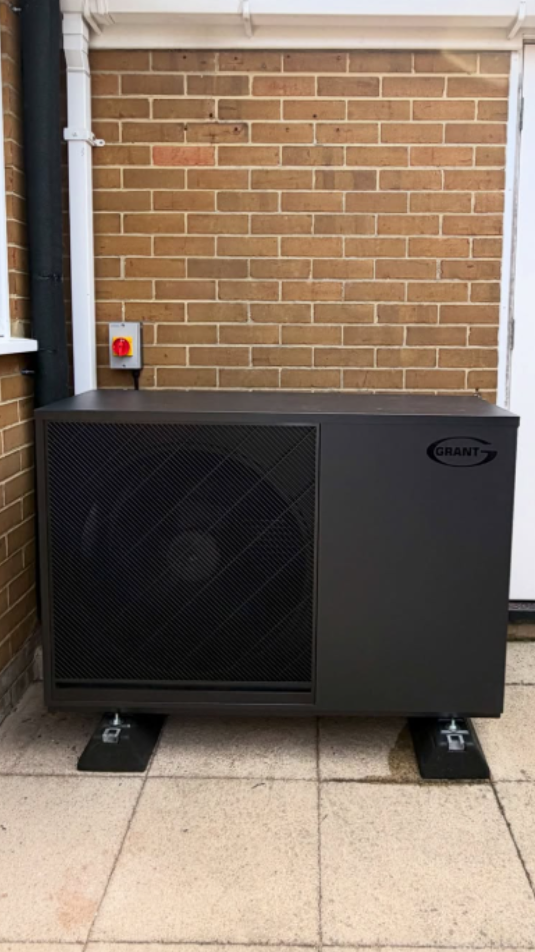 Air source heat pump installation in Kent
