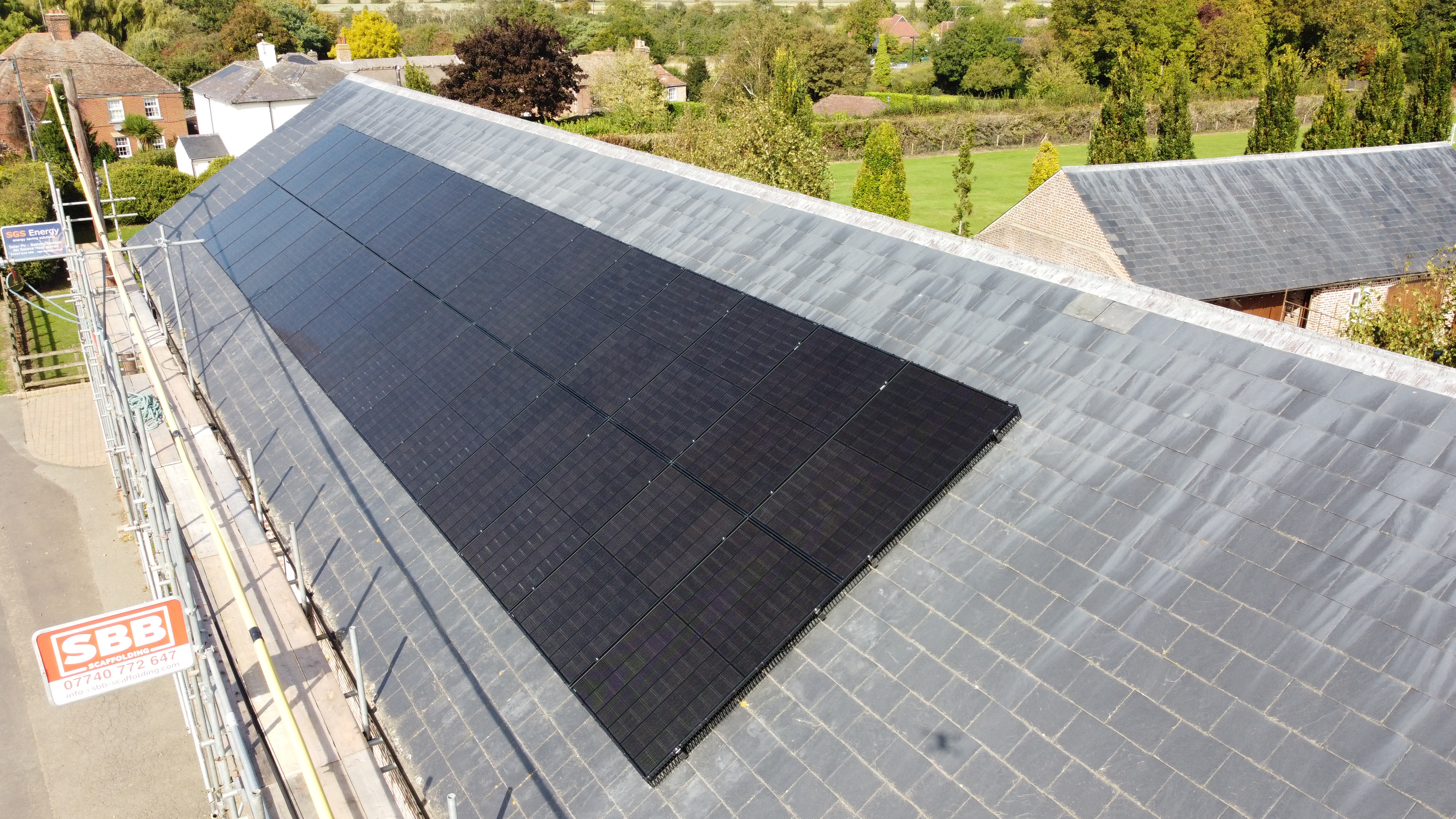 Flat solar PV panels
