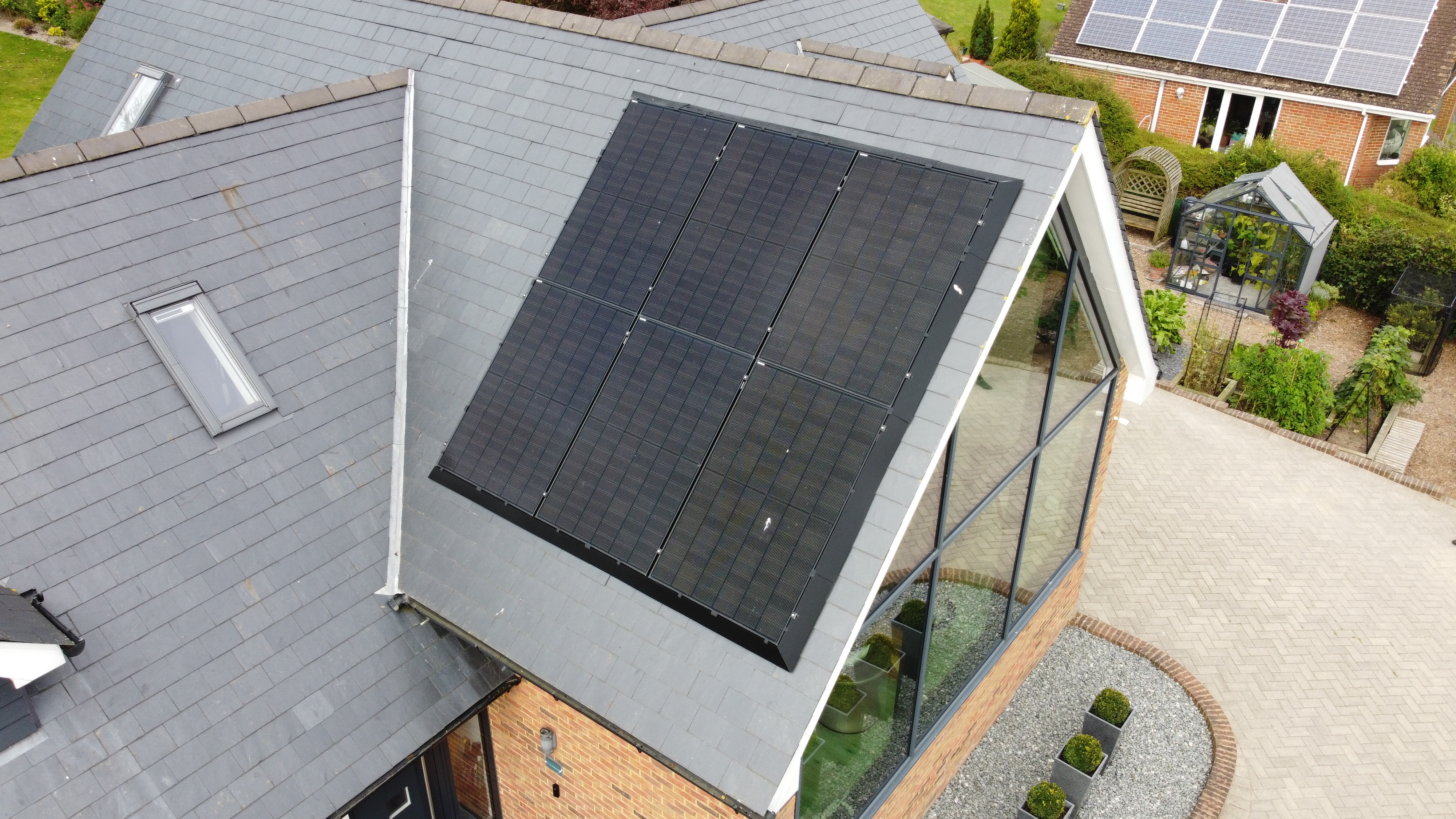 Domestic solar installation in Kent