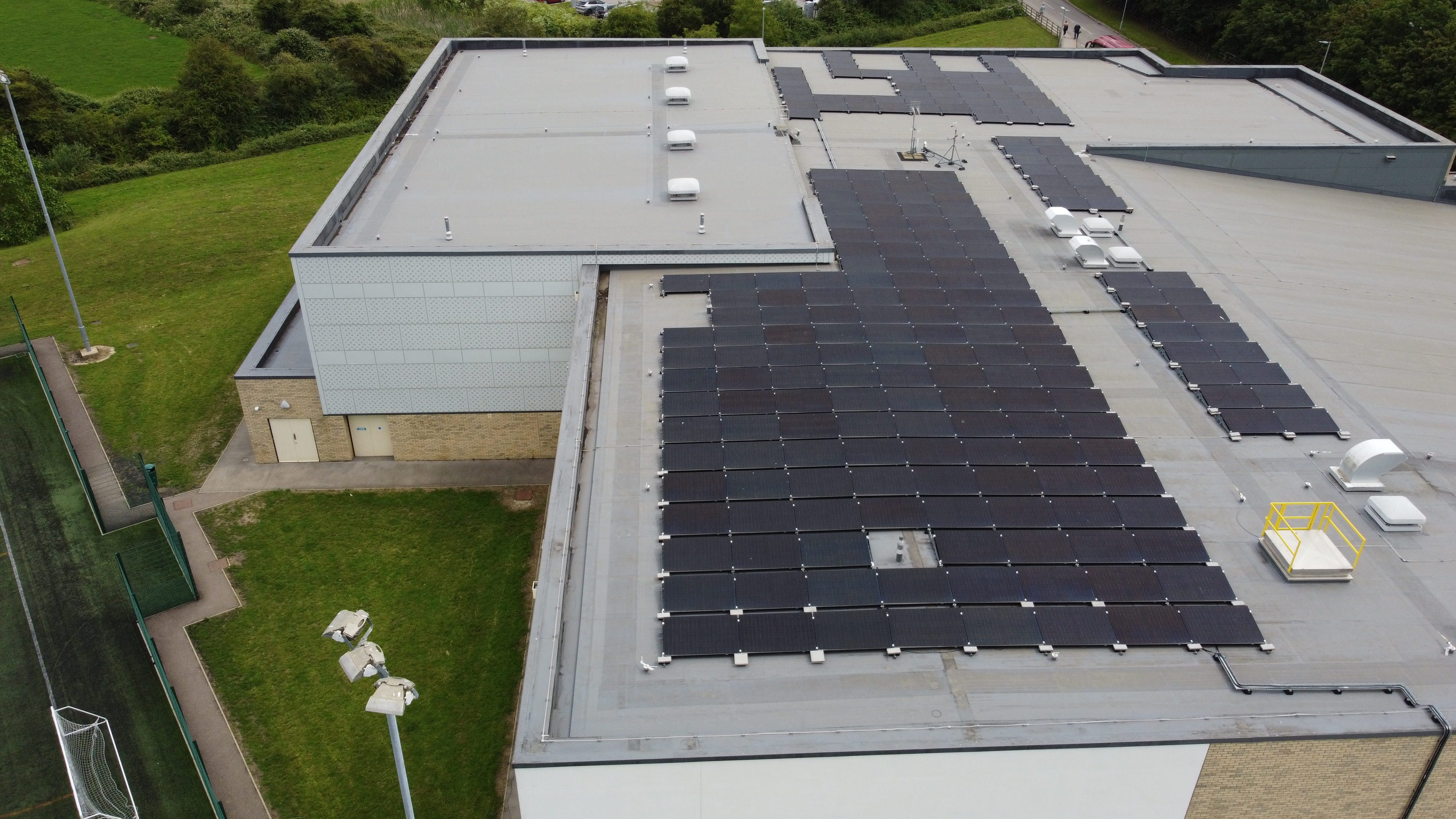 Leisure centre solar PV