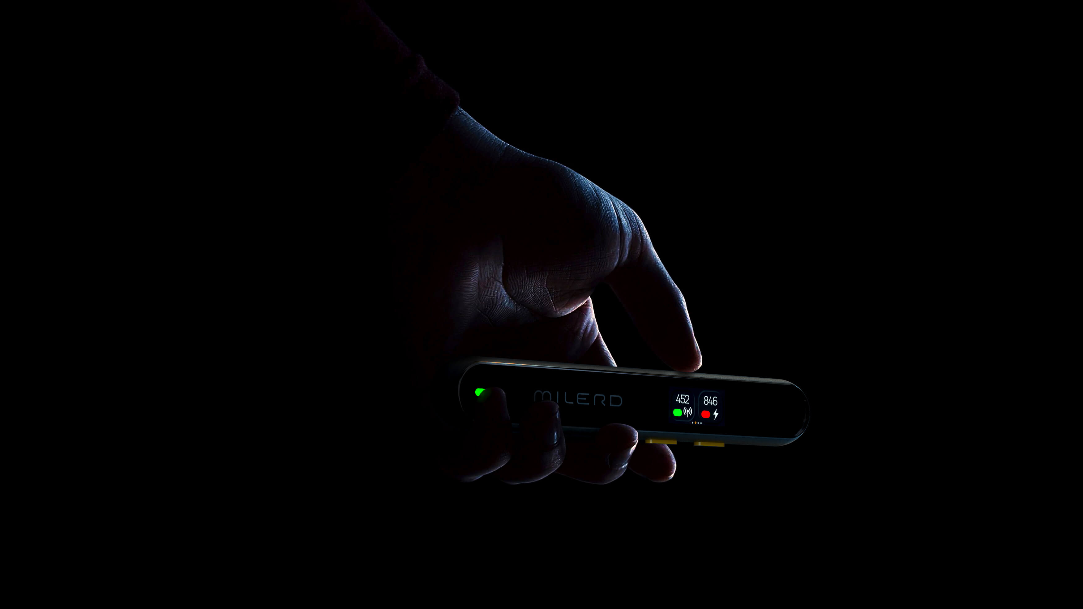 Milerd HiRange in hand