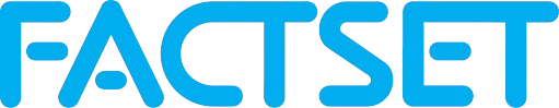 FactSet logo.