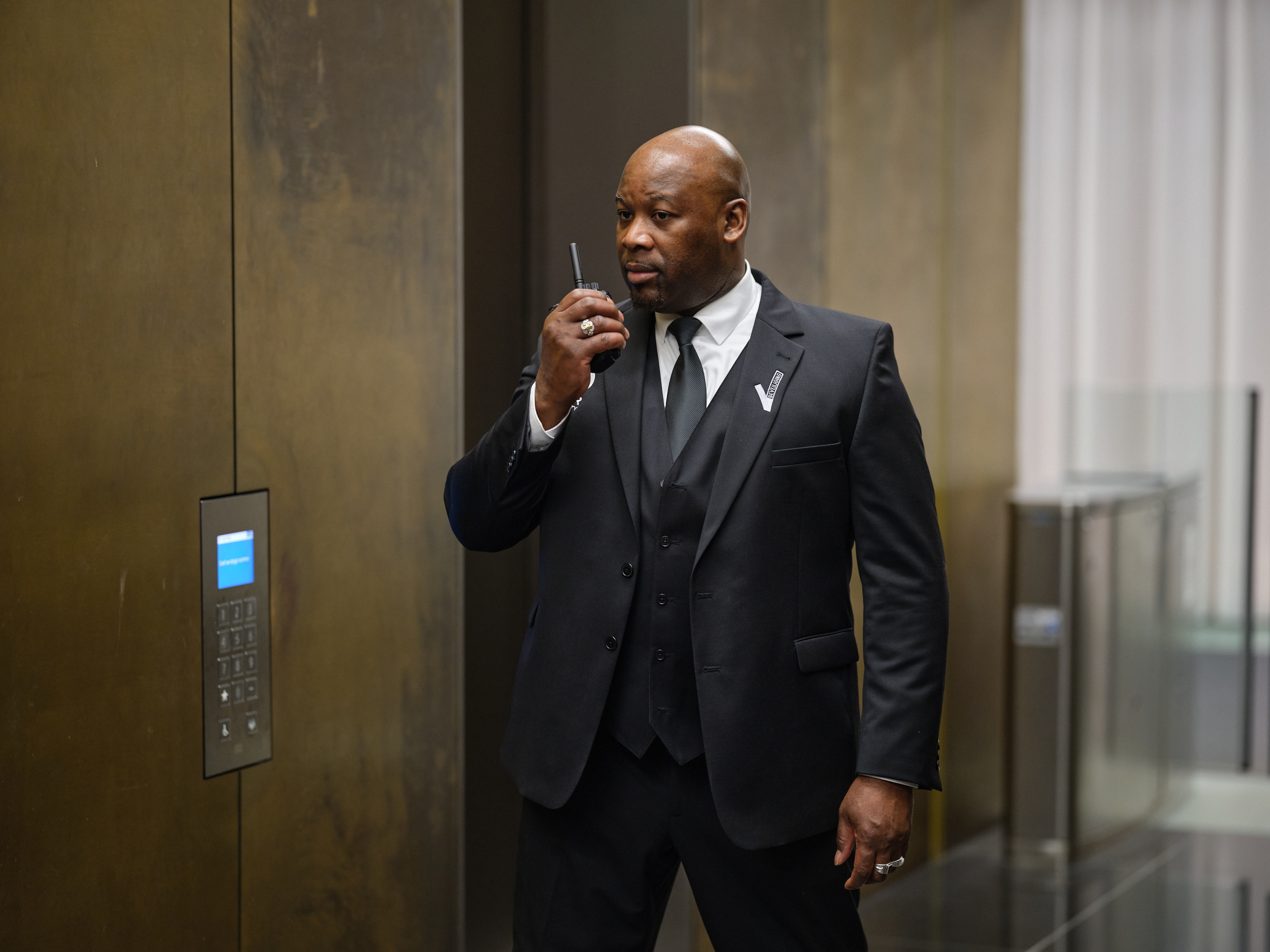 SILVR Security medewerker tijdens surveillance