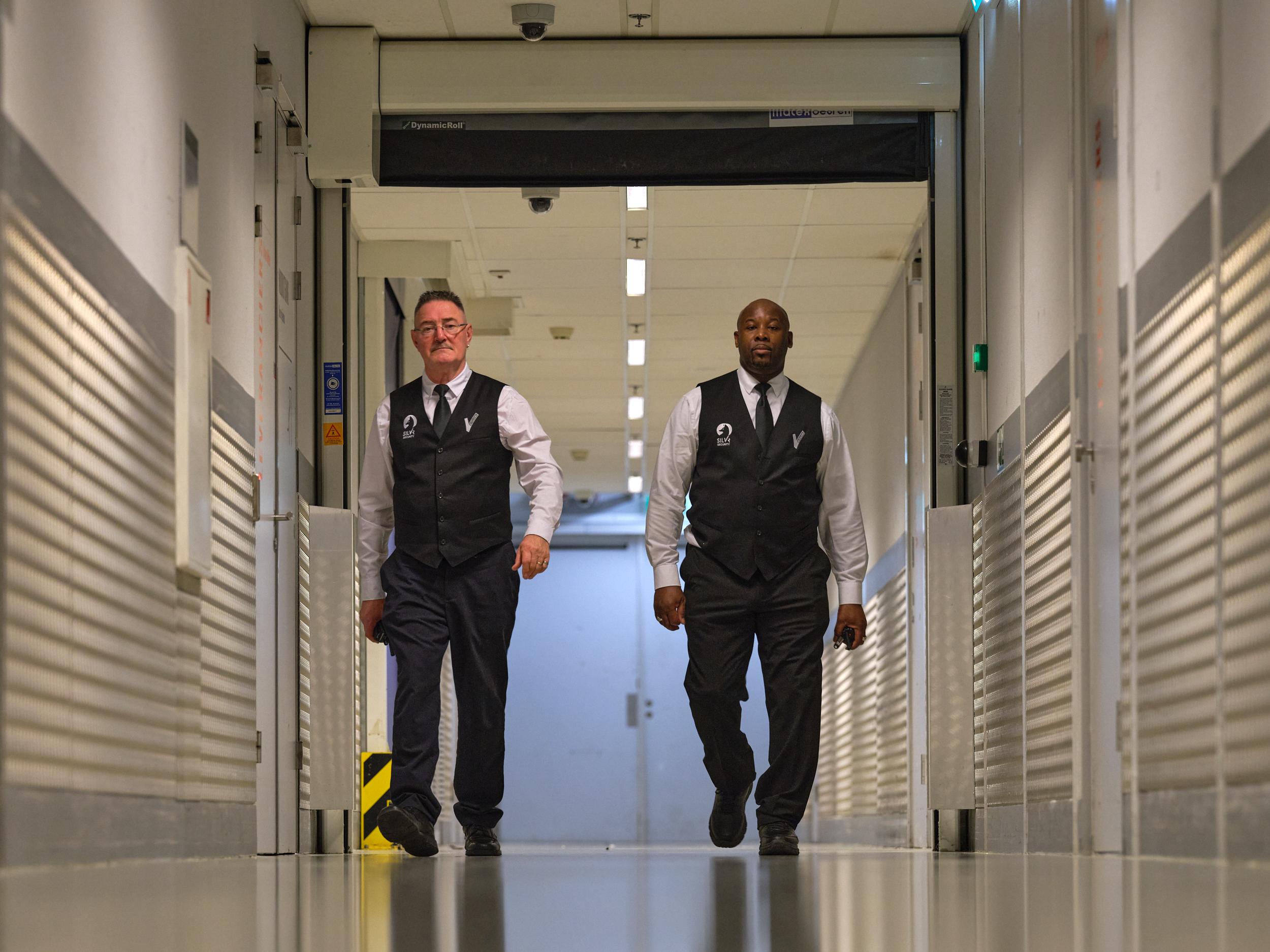 SILVR Security bewaker op post bij evenementenbeveiliging