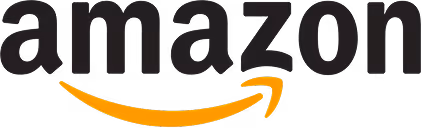 Amazon Schriftzug mit einem Pfeil darunter, der von a bis z reicht.