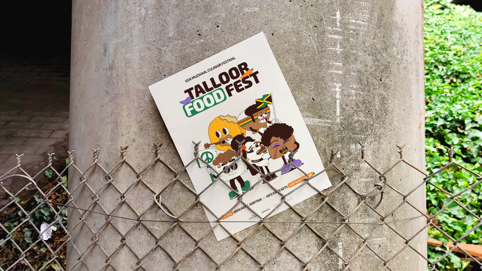 Design van een flyer voor Talloor