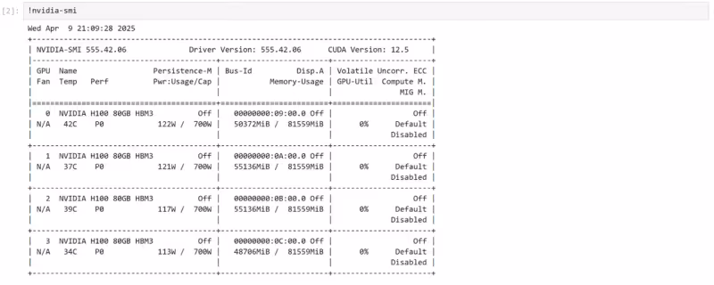 Llama 4 VRAM Memory usage