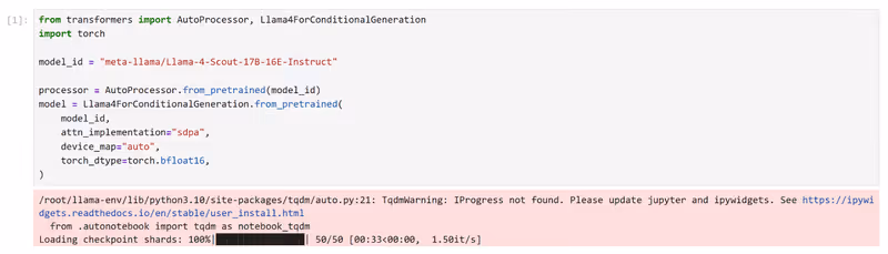 Llama 4 Flex Attention error