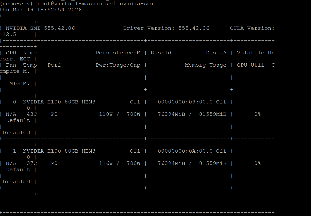 Nemotron Super VRAM memory