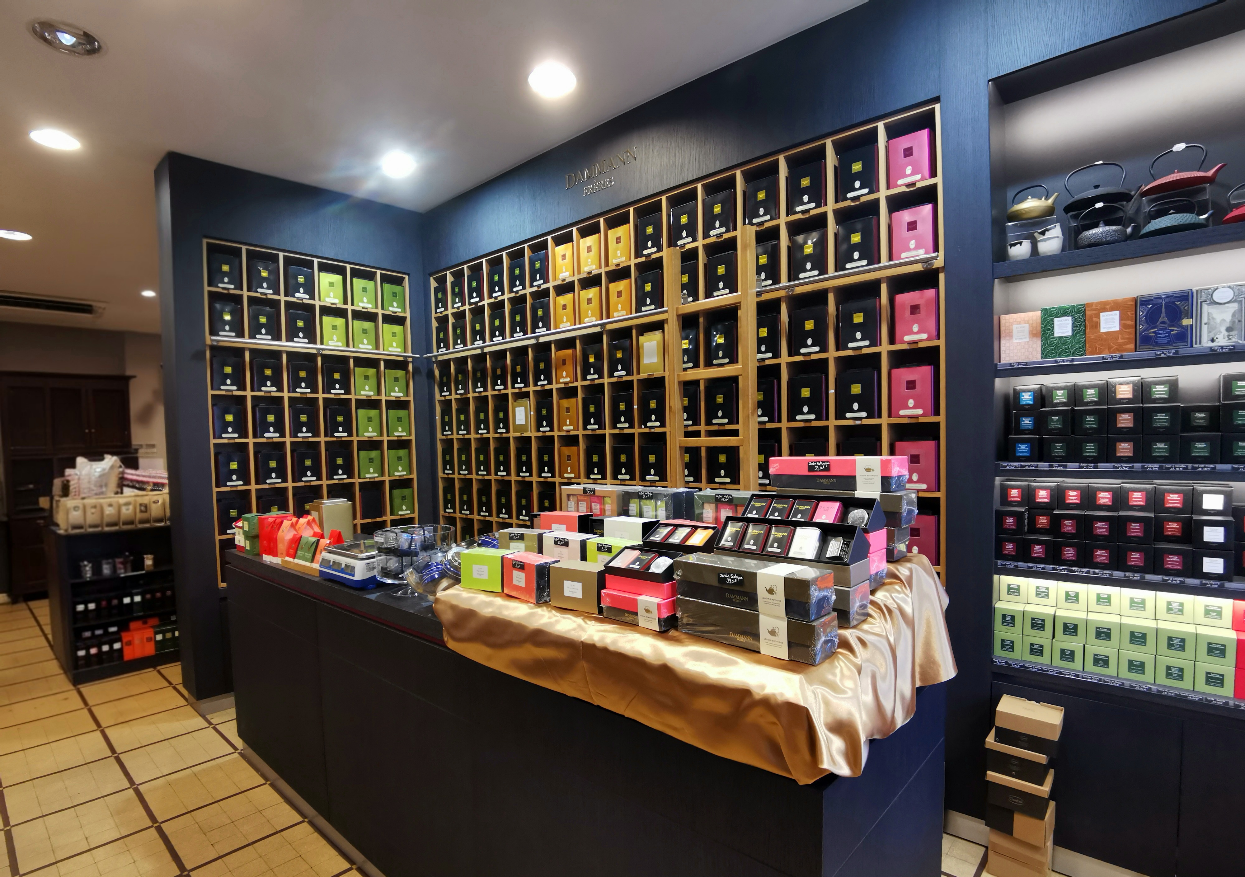 Rayon thé Damman de la boutique Maison Lhôte à tours 