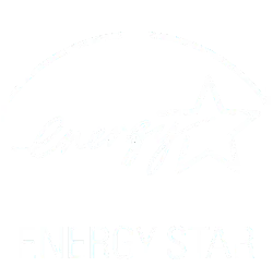 ENERGY STAR logo with stylized word 'energy' and a star outline above it.