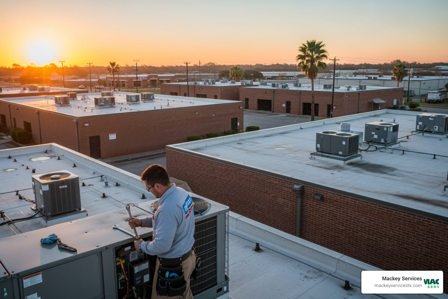 infographic showing the financial benefits of regular commercial AC maintenance - affordable commercial ac maintenance in galena park, tx