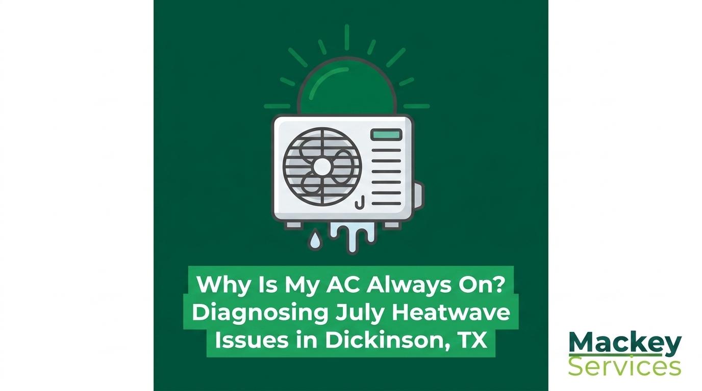 Diagnosing the 'Always On' AC During Dickinson's July Heatwaves