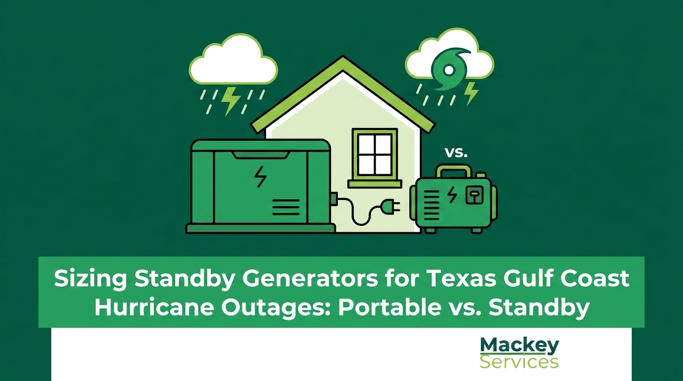 Sizing Standby Generators for Texas Gulf Coast Hurricane Outages