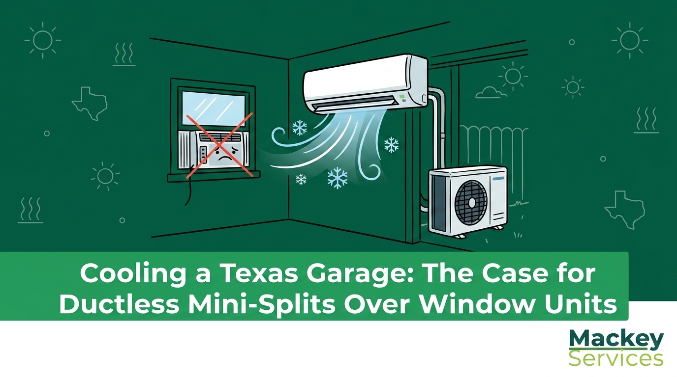 Cooling a Texas Garage: The Case for Ductless Mini-Splits Over Window Units