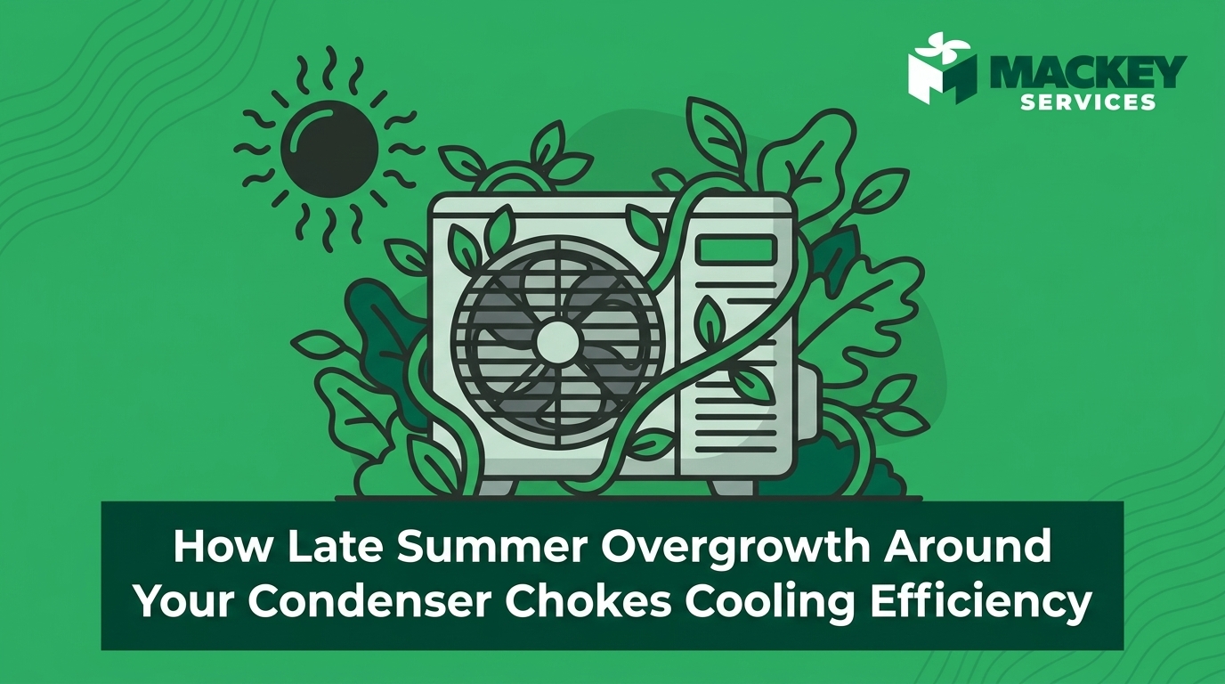 How Late Summer Overgrowth Around Your Condenser Chokes Cooling Efficiency